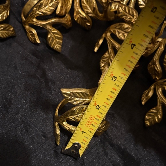 Gold Leaf Napkin Rings - Picture 7 of 8